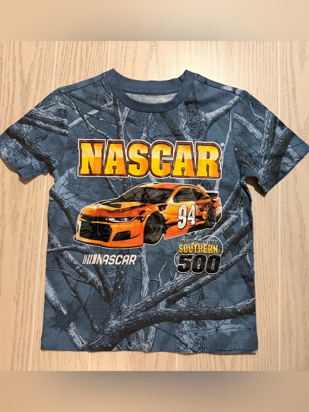 NASCAR Boys Southern 500 Darlington Graphic Tee Size 6/7 NWOT